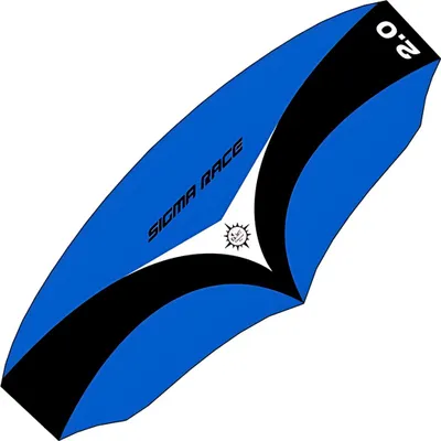 Produktbild von Elliot Drachen Sigma Race2.0 258x103cm schwarz/weiß/blau