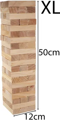 Produktbild von Alert Outdoor Stapeltoren Xl Hout Met Handig Opbergnet