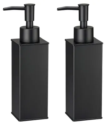 Productafbeelding van Set van 2 RVS Zeepdispensers met Pomp
