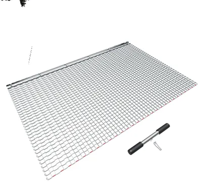 Immagine prodotto di Erpice trainato VEVOR 1525x914 mm, erpice da prato, erpice da campo in acciaio zincato con catena di traino, attrezzo da montare su ATV, UTV e trattori per livellare strade sterrate, solchi e campi