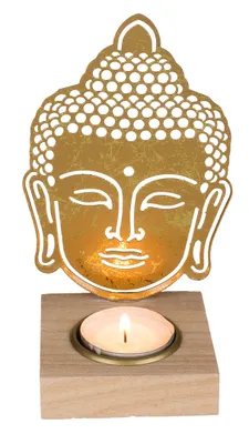 Immagine prodotto di GiftyCity Candlestick Testa di Buddha