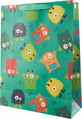 Produktbild von Geschenktüte für Kinder 30x40cm - Bunte Papiertüte Groß & Stabil für Geburtstage