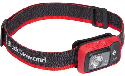 Produktbild von Black Diamond Cosmo 350, Stirnband-Taschenlampe, Schwarz, Rot, 1,1 m, IPX8, 350 lm, 10 m