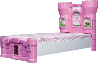 Produktbild von Kinderbett Prinzessinen Bett Kutsche Jugentbett Prinzessin Schloss Betten