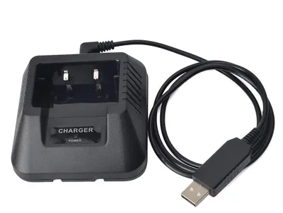 Productafbeelding van Walkie Talkie batterijlader USB-oplaadkabel voor radio met laadindicator