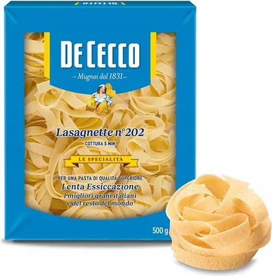 Obrázek produktu pro De Cecco Lasagnette těstoviny 500 g