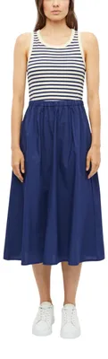 Produktbild von s.Oliver Damen Kleid – Regular Fit, ärmellos, Eingrifftaschen