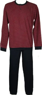 Immagine prodotto di Pigiama uomo cotone manica lunga collo serafino RAGNO articolo U096N1, Taglia 58, Cotone 100%