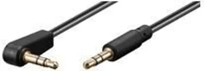 Zdjęcie produktu dla Microconnect AUDLL1A, 3.5mm, Męska, 3.5mm, Męska, 1 m, Czarny