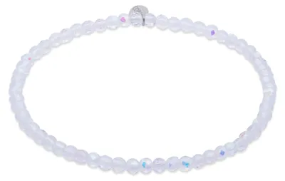 Produktbild von CO88 Collection - 8CB-91322 - kralenarmband vrouwen met witte kristalstenen - 3 mm