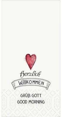 Zdjęcie produktu dla Serwetka Duni Welcome 2-warstwowa 33 x 33 cm 300 sztuk