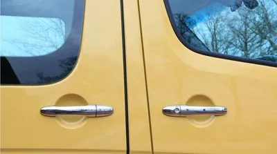 Für Mercedes Sprinter W906 VW Crafter 2E 2006- 4x Edelstahl Türgriff Blenden in der Farbe von Recambo e.K.