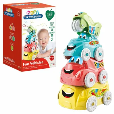 Produktbild von Clementoni 17111, Fahrzeug-Set, 0,8 Jahr(e), Kunststoff, Mehrfarbig