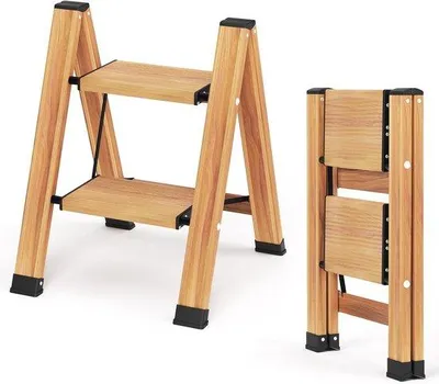 Produktbild von Famanu Haushaltsleiter Aluminium - Klappbar, Leicht und Sicher