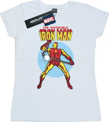 Produktbild von Marvel - "The Invincible" T-Shirt für Damen BI48868 (XXL) (Weiß)