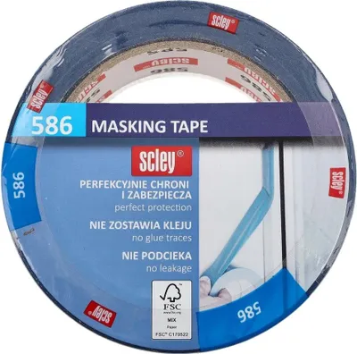 Produktbild von Scley blaues Abdeckband Serie 586 (48 mm x 50 m)