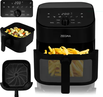 Produktbild von Airfryer 6.5L 1600W Fettfreie Friteuse Xxl Mit Fenster, Schnell