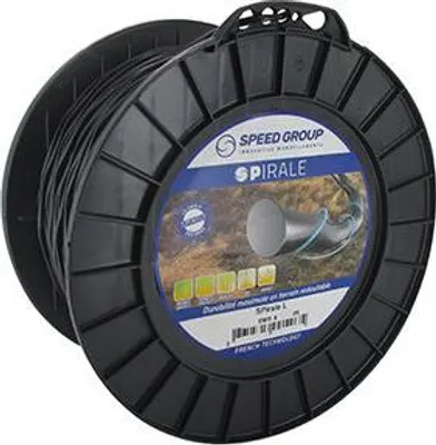 Image de Filament nylon spiralé. Ø : 2,4 mm, L : 351 m.