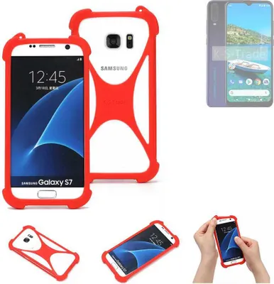 Produktbild von K-S-Trade Handy-Hülle kompatibel mit General Mobile  Gm 10 Schutz-Hülle Bumper Silikon Schutz Hülle Cover Case Silikoncase Silikonbumper TPU
