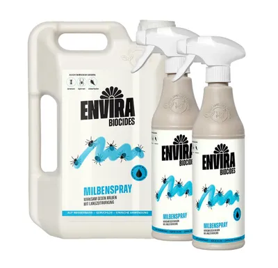 Produktbild von Envira Milben Abwehrspray im Vorteilspack 2L+2x500ml