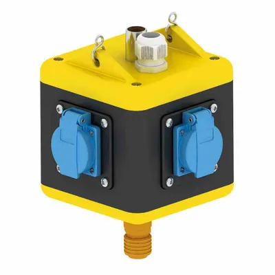 Produktbild von Bals Elektrotechnik 57119 Steckdosenwürfel Schwarz