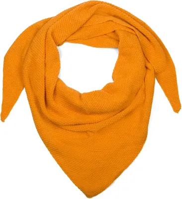 Produktbild von styleBREAKER Damen Strick Dreieckstuch | Weiches Schultertuch mit Reiskorn Muster | Unifarbenes Dreiecktuch aus Wolle Mix | Italy | 190 x 72 cm