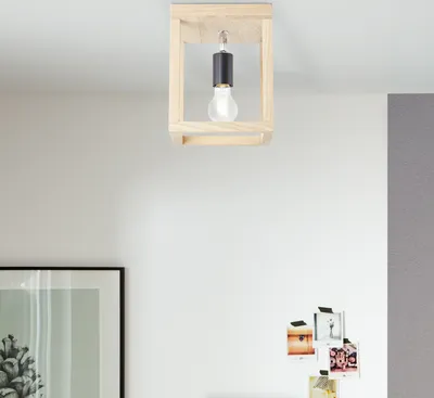 Produktbild von BRILLIANT Nerea Deckenleuchte 1flg eiche geölt 99436/35