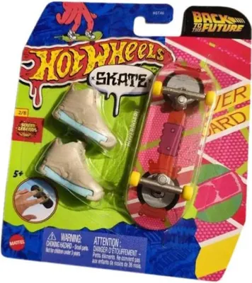 Immagine prodotto di Hot Wheels HVJ82, Set di skateboard con dita, 5 anni, plastica, multicolore