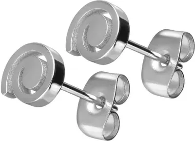 Produktbild von Chirurgenstahl Ohrstecker SPIRALE