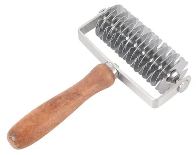 Imagen del producto de Cuchilla de rodillo de acero inoxidable para masa y utensilios de repostería