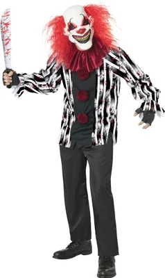 Produktbild von Clownkostüm mit Maske, deluxe - Erwachsene - L