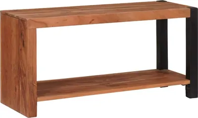 Image de Étagère Marron 80 x 30 x 40 cm Bois d'Acacia Massif