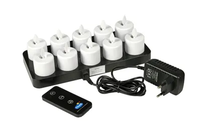 Produktbild von Duni LED Set Moving Flame 38x 36mm 10 Stück
