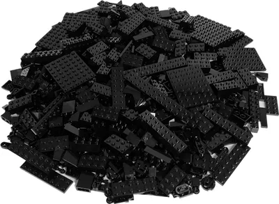 Obrázok produktu pre LEGO® Bricks Special Black Mixed NOVINKA! Množstvo 200x