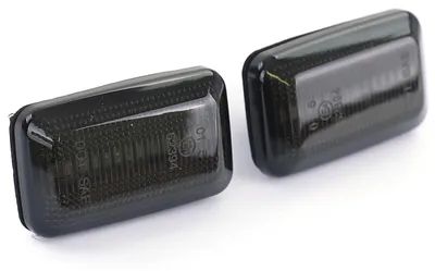 LED Seitenblinker Blinker Schwarz für Audi 80 B4 A6 C4 90 100 200 – Produktansicht 2