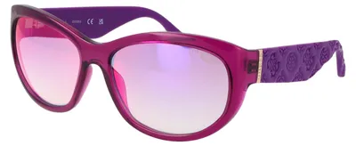 Image de Guess lunettes de soleil en plastique violet GU00131 6081Z