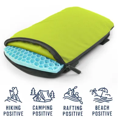 Immagine prodotto di Mosh Kamper Outdoor-Sitzkissen, limone/schwarz