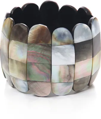 Produktbild von Armband Amani elastisch mit Muschel von collezione alessandro
