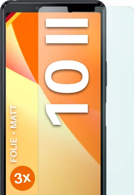 Produktbild von moex® 3x Schutzfolie kompatibel mit Sony Xperia 10 II - Displayschutzfolie Anti Reflex Folie, Matt