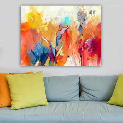 Obrázek produktu pro Wallity, 1040210842_70100, Obraz na plátně, Vícebarevný, Dřevo, 70 x 100 cm