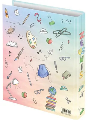 Produktbild von RNK Zeugnisringbuch Schooldoodle A4 4 Ring-Mechanik