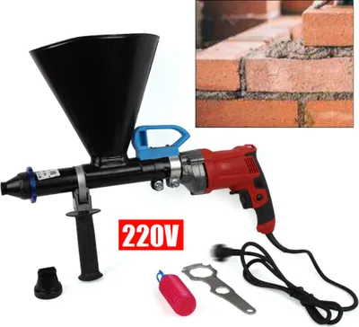 Zdjęcie produktu dla Pistolet do fugowania z akcesoriami do zapraw Pistolet do zapraw Opryskiwacz do zapraw 700W 220V Opryskiwacz do cementu Pompa do zapraw