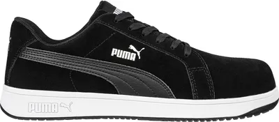 Produktbild von Puma Sicherheitsschuh Iconic Suede Black Low nach EN ISO 20345:2011 S1P ESD FO HRO SR schwarz  Größe 42