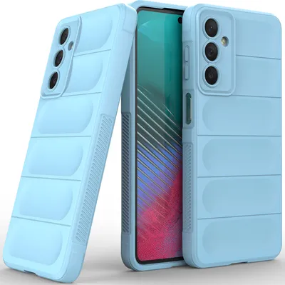 Produktbild von Handyhülle für Samsung Galaxy M54 5G Weich TPU Silikon Stossfest Anti-rutsch Hülle Blau