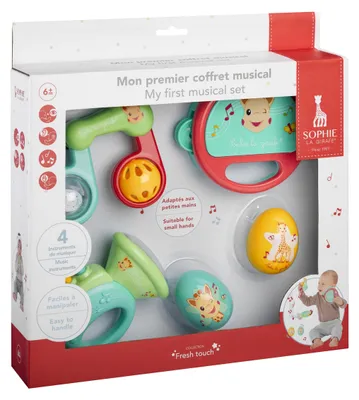 Imagen del producto de Sophie la Girafe – Mi primer set de música – Juguete educativo para bebés a partir de 6 meses