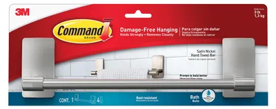 Produktbild von Handtuchhalter 1 feste Stange Satin Nickel