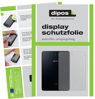 Produktbild von 2x Schutzfolie für Samsung Galaxy Tab S4 Rückseite matt Displayschutzfolie Folie