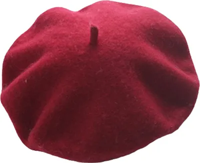 Immagine prodotto di INF Berretto in cashmere Rosso scuro