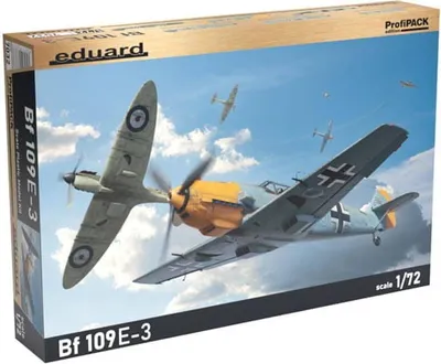 Produktbild von Eduard Plastic Kits 7032 - 1:72 Bf 109E-3 Profipack - Neu