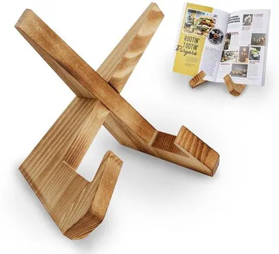 Immagine prodotto di Ibenzoa®: Portaoggetti in legno massello, multifunzionale, per cucina e tablet, dimensioni 21,5 x 16,5 x 12,5 cm, finitura in legno carbonizzato